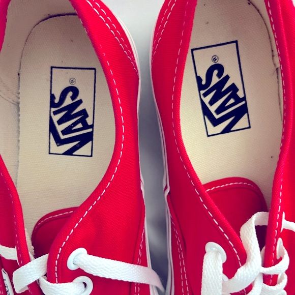 Red Vans-Women’s- Size 7 - Picture 6 of 8